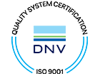 DNV ISO 9001 tanúsítvány